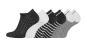 Preview: 6 Paar TippTexx 24 Damen Sneakersocken Black & White